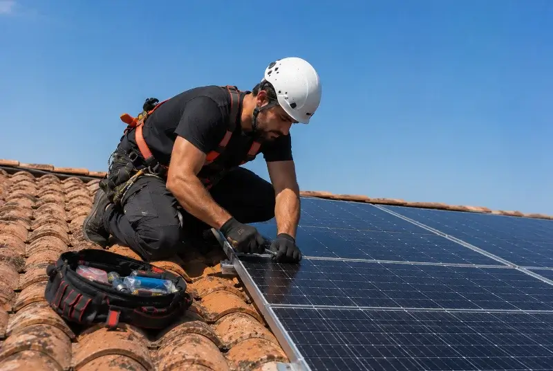 Maintenance et monitoring de panneaux solaires à Lys-Haut-Layon